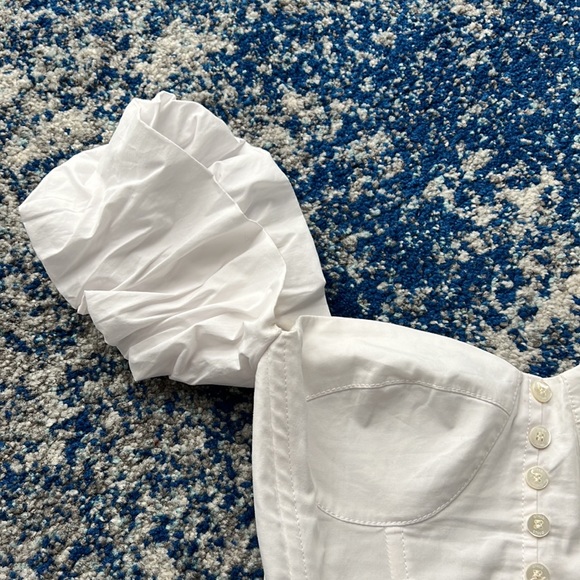 Staud Bouvier Top in White - Picture 7 of 9